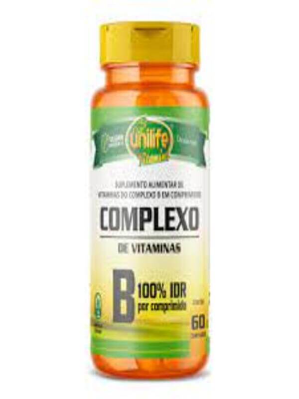 Vitaminas Do Complexo B Unilife 60 Comprimidos - Alecrim Dourado